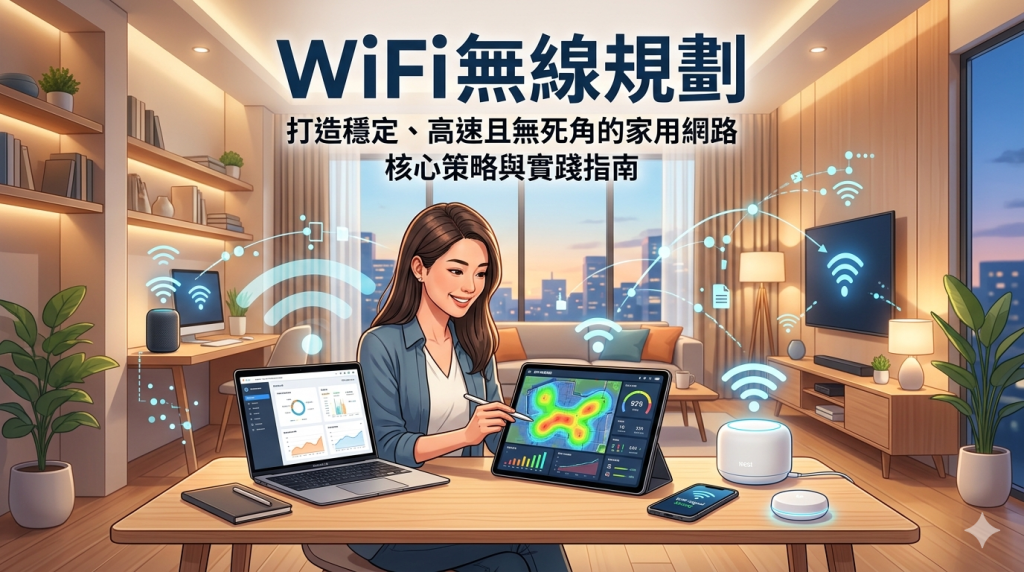 提供新竹 WiFi 無線網路規劃服務，協助企業與商家改善訊號不穩、死角過多、連線速度慢與多人同時上網問題，打造穩定高效的無線網路環境。
