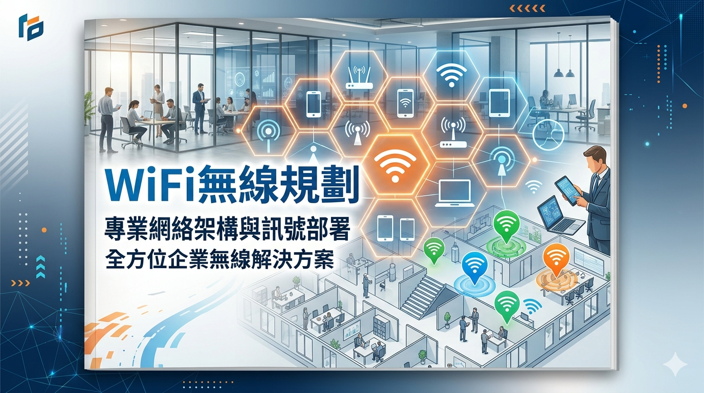 提供新竹 WiFi 無線網路規劃服務，協助企業與商家改善訊號不穩、死角過多、連線速度慢與多人同時上網問題，打造穩定高效的無線網路環境。