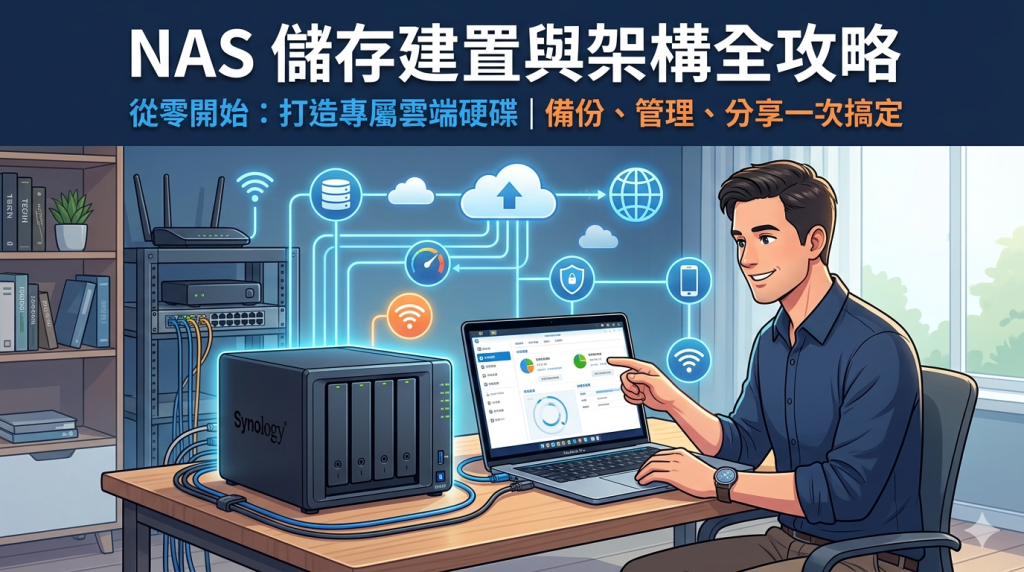 提供新竹 NAS 儲存建置服務，協助企業規劃檔案集中管理、資料共享、權限控管、自動備份與遠端存取，提升工作效率與資料安全性。