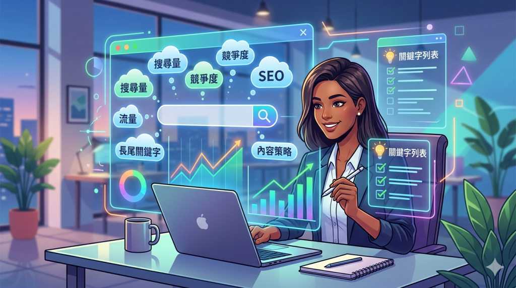 提供新竹關鍵字規劃服務，協助企業分析目標客群搜尋習慣、布局核心關鍵字與長尾關鍵字，提升網站曝光、流量品質與 SEO 效果。