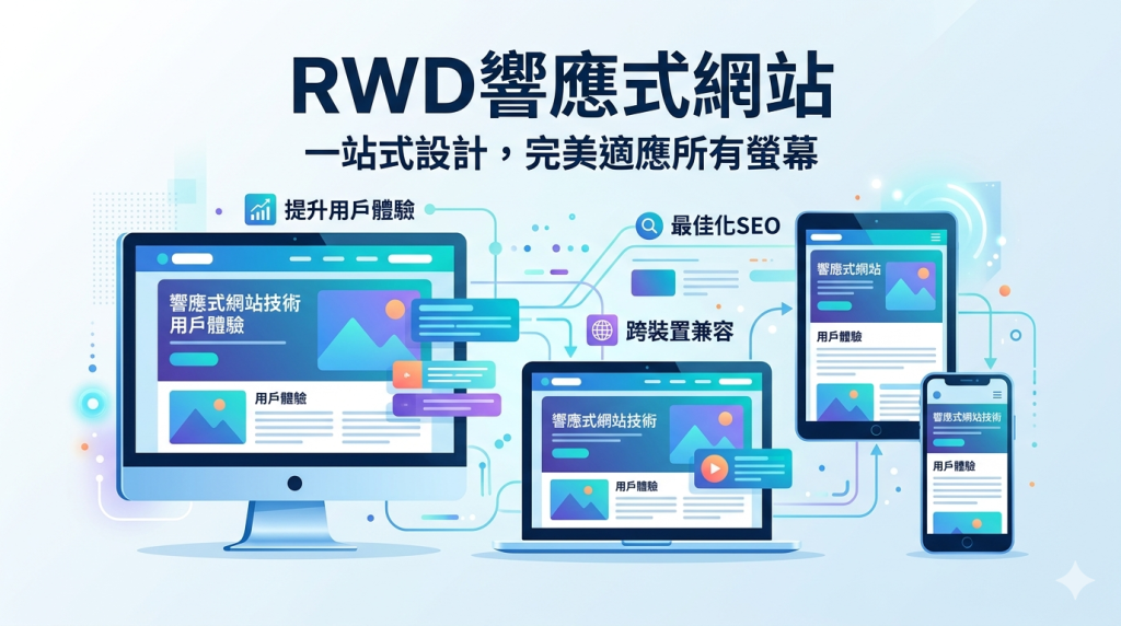 提供新竹 RWD 響應式網站設計服務，讓網站可自動適應手機、平板與電腦畫面，提升使用體驗、品牌形象與搜尋曝光效果。