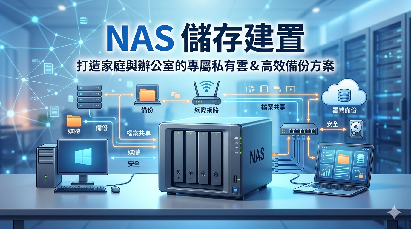 提供新竹 NAS 儲存建置服務，協助企業規劃檔案集中管理、資料共享、權限控管、自動備份與遠端存取，提升工作效率與資料安全性。